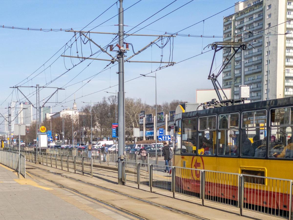 Apartament Fala Metro Sgh Klub Stodola Parking Parkview Fast Wifi Warszawa Eksteriør billede