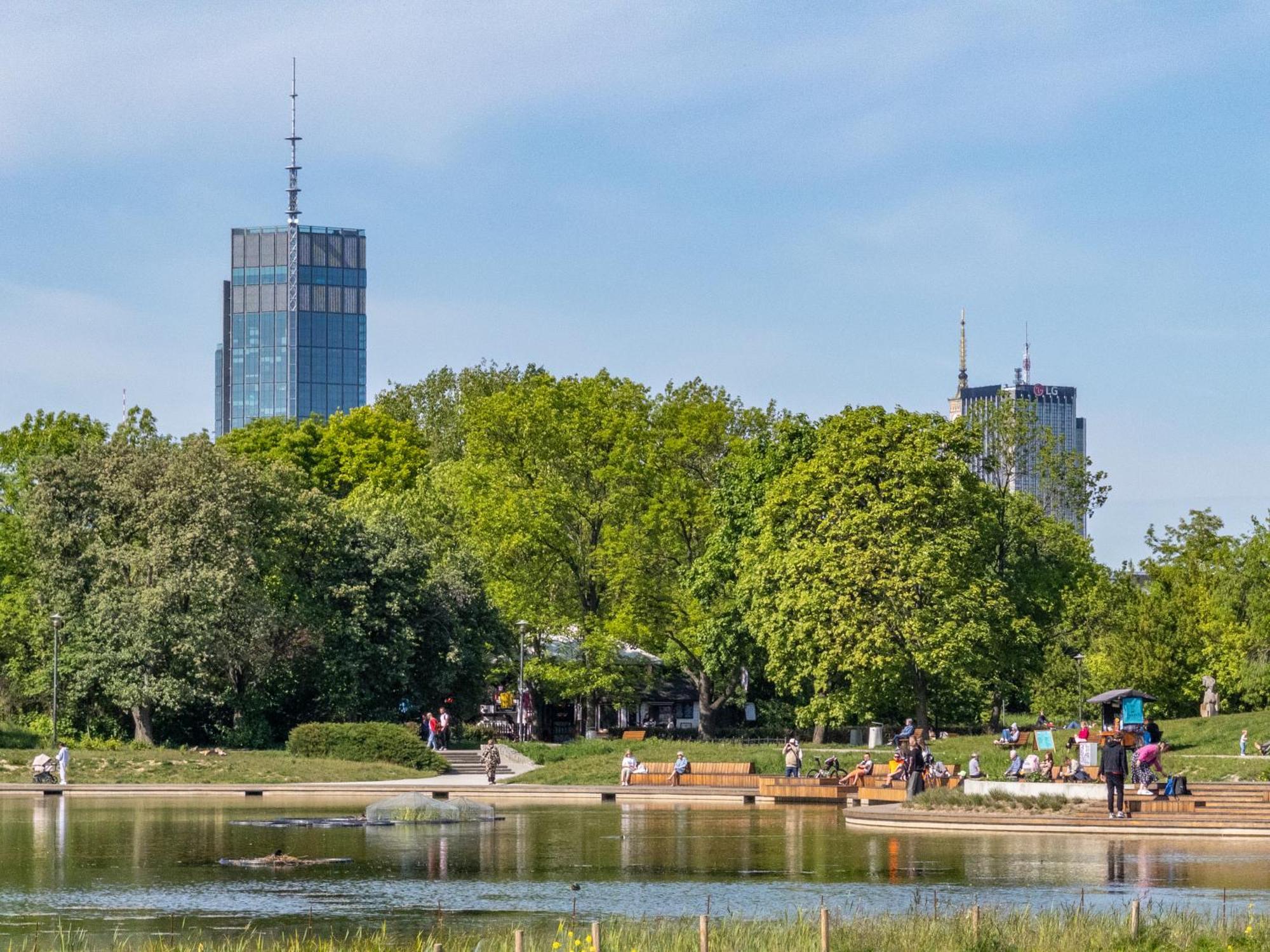 Apartament Fala Metro Sgh Klub Stodola Parking Parkview Fast Wifi Warszawa Eksteriør billede
